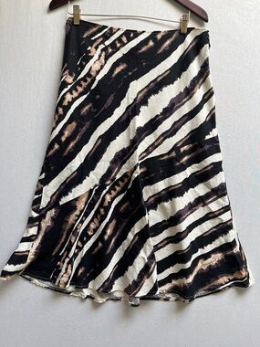 Chapter One Animal Print Midi Skirt Sz 12